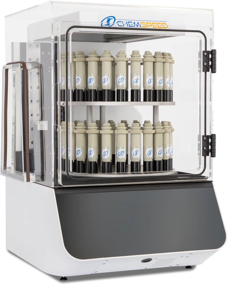 CRYSTAL POWDERDOSE Solid Dispensing Container Storage Extension - Left View